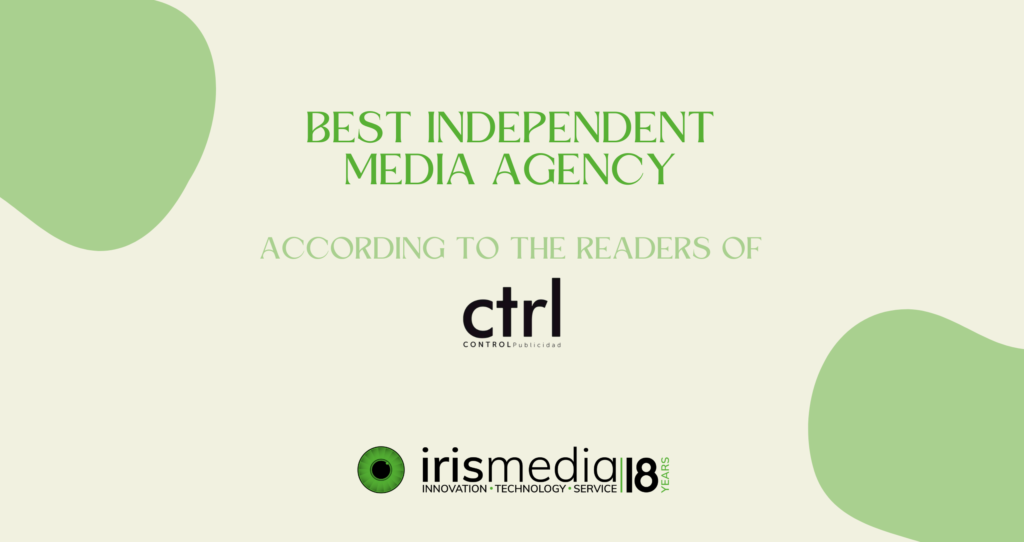 Irismedia Best Independent Agency at the Control Awards